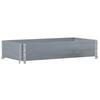 Plant Box Gray 100x50 Cm Solid Pine Wood