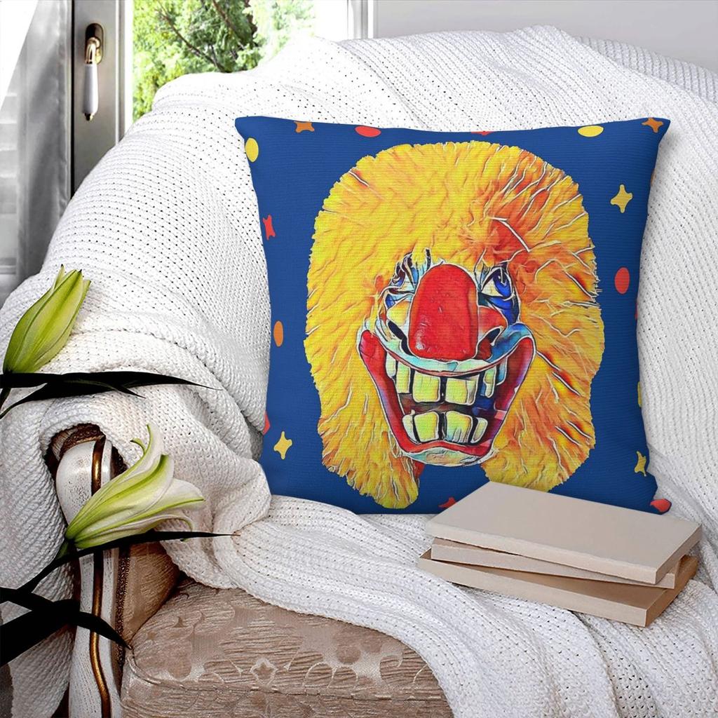 Waggis Basel Carnival Square Pillowcase Polyester Linen Velvet Pattern Zip Decorative Car Cushion Cover