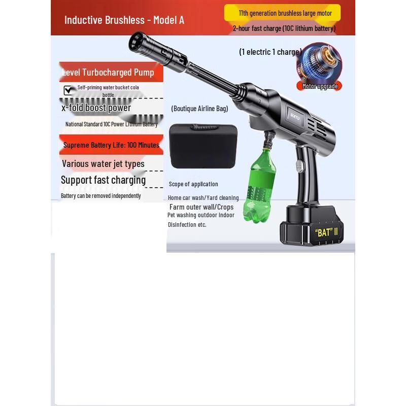 Lanmo Cordless High-Pressure Car Washer CN plug (adapter included)