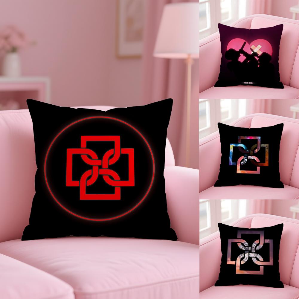 Male Singer Duki Pillow Case Plush Fabric Soft Double-Sided Printed Sofa Warm Winter Home Gift Cushion Cover