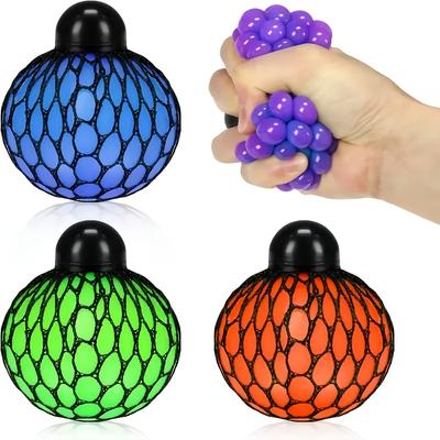 Stressabbau Traubenball, Handtrainer Quetschspielzeug für Kinder Erwachsene, Pinata Geschenktütenfüller Klassenzimmerpreis Partygeschenk
