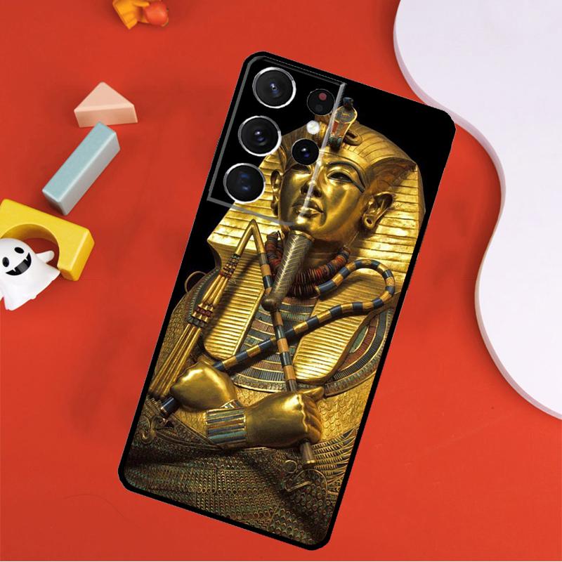 Egypt Egyptian Pharaoh Phone Case For Samsung Galaxy S25 Ultra S9 S10 S20 FE S21 S22 S23 S24 Plus S24 Ultra Cover