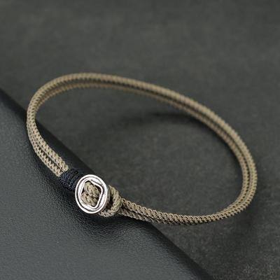 Ethnic 2mm Thin Rope Bracelet Handmade Weaven Nautical Wrap String Braclet for Men Women Leisure Accessories Lucky Amulet