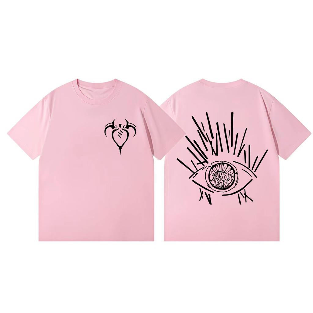 Arcane Game Merch Tshirts High Quality Fashion Short Sleeve Tshirt Men Women Clothing Casual Oversized T Shirts Streetwear