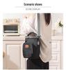 Cylindrical Insulated Lunch Bag for Office Workers & Students