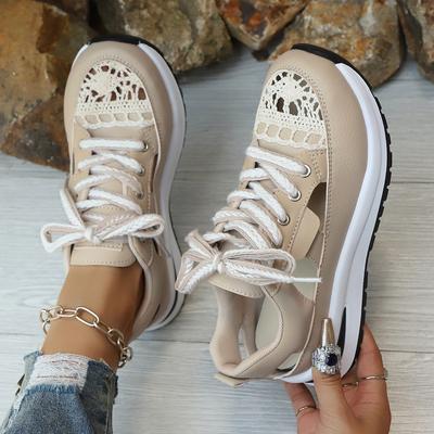 Lässige Sportsandalen für Damen Outdoor Wear Sommer 2025 Neue Hohlgeschnittene Dicksohlige Lässige Sportschuhe