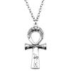 Ornate Cross Pendant Necklace Gothic Religious Christian Statement Jewelry 45cm or 70cm Long Chain