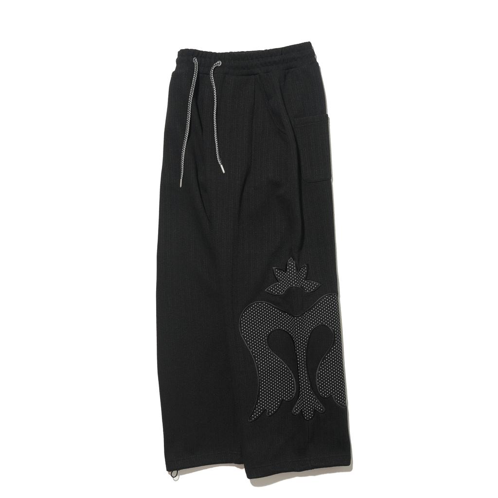 Telelu Side Applique Pants Black