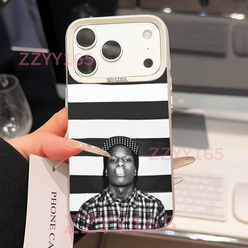 

A-ASAP Rocky TESTING LIVE LOVE For iPhone 17,16,15,14,13,12,11,X,8,7,Pro,Max,Plus,SE4,Air,Mini White Durable Hard Shell Matte iPhone15promax