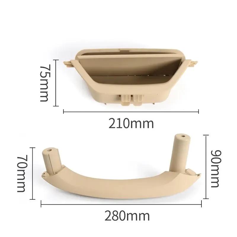 Car Left Right Interior Door Handle Replacement For BMW X3 X4 F25 F26 51419209216 Auto Inner Door Panel Handle Pull Trim Cover
