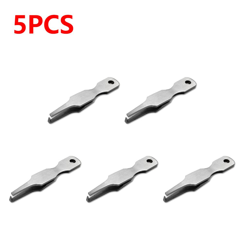 Multifunctional Fishing Line Tweezers Lure Ring Opener Line Cutter Quick Split Rings Stainless Steel Opener Tackle Accessories