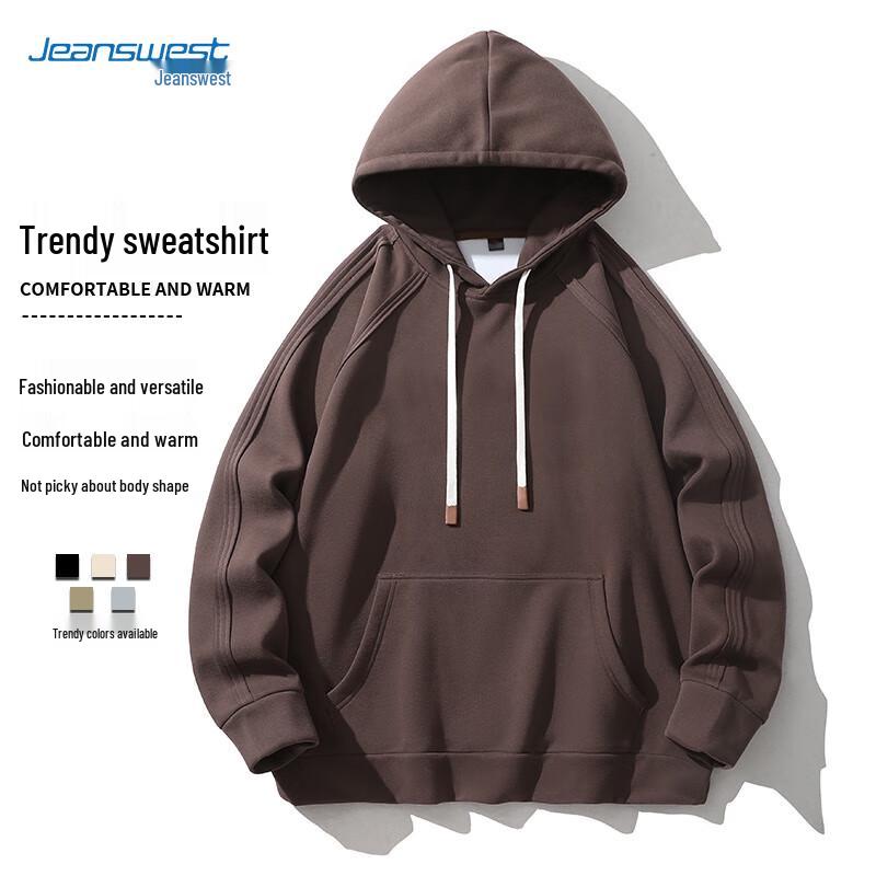 Jeanswest Men's Cotton Hooded Sweatshirt