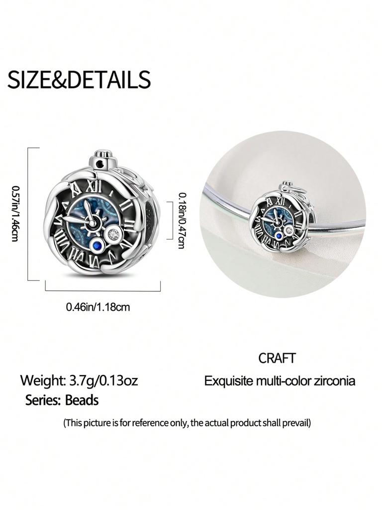 Charms Plata Stars And Moon Bead Clips And Spacers Charm Copper Plated Fit Charms Original Bracelet For Jewelry Making Diy Charm