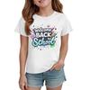 Kids Back To School Graphic T Shirt Casual Short Sleeve Crew Neck Tee for Boys and Girls Comfortable Fit Lightweight Fabric