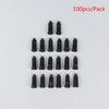 100pcs Syringes Tip Featuring Sturdy Plastic Construction For Precise Glues Control In Black White Orange Various Color Option