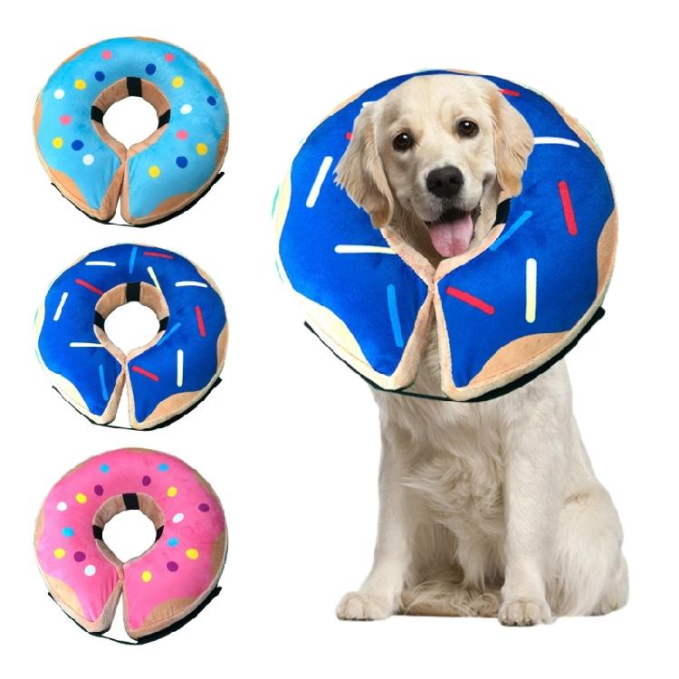 Safe Inflatable Dog Collar Pet Wound Recovery Licking Prevent Puppy Cat Collar