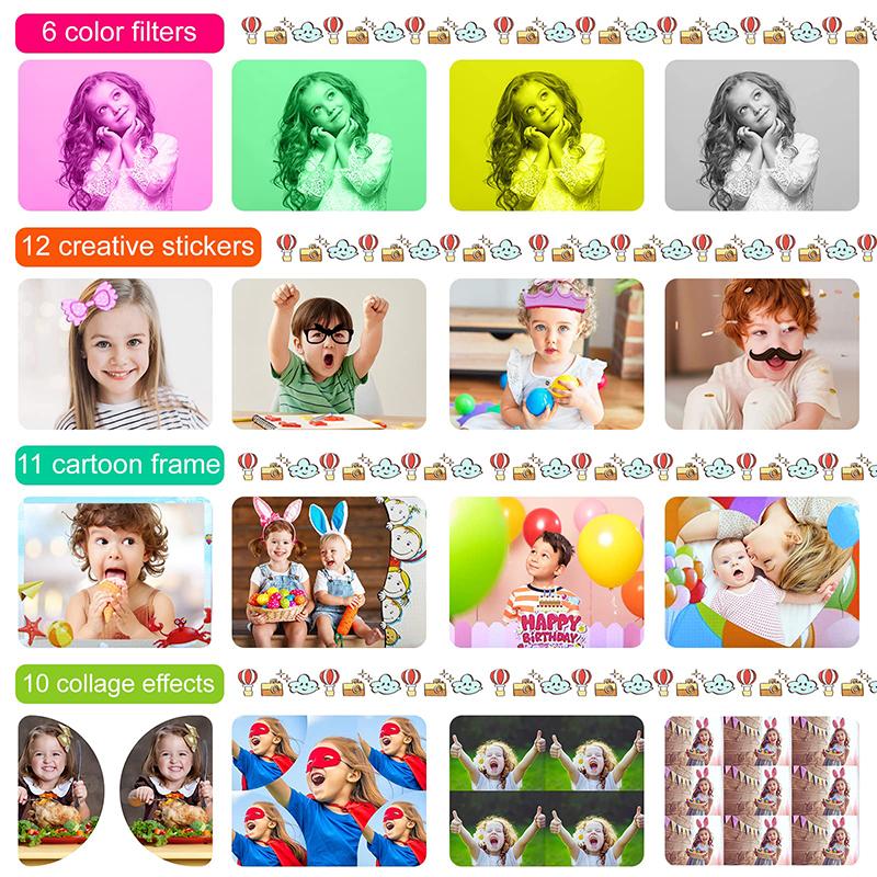 40MP HD Camera Playthings for Kids Cartoon Digital Camera Little Camera Toys Tiny Video Camera for Children Kids Christmas Holiday Birthday Present