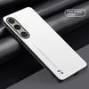 Carbon Fiber Plain Leder Telefon Fällen Für Sony Xperia 10 VI 5 V 1 IV Matte Silikon Weiche Stoßstange Abdeckung Für sony Xperia 1 VI 10 V 5 IV