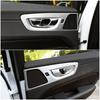 For Volvo XC60 2018-2025 Carbon Fiber Color Inner Door Handle Frame Cover Trim ABS Interior Accessories Decoration
