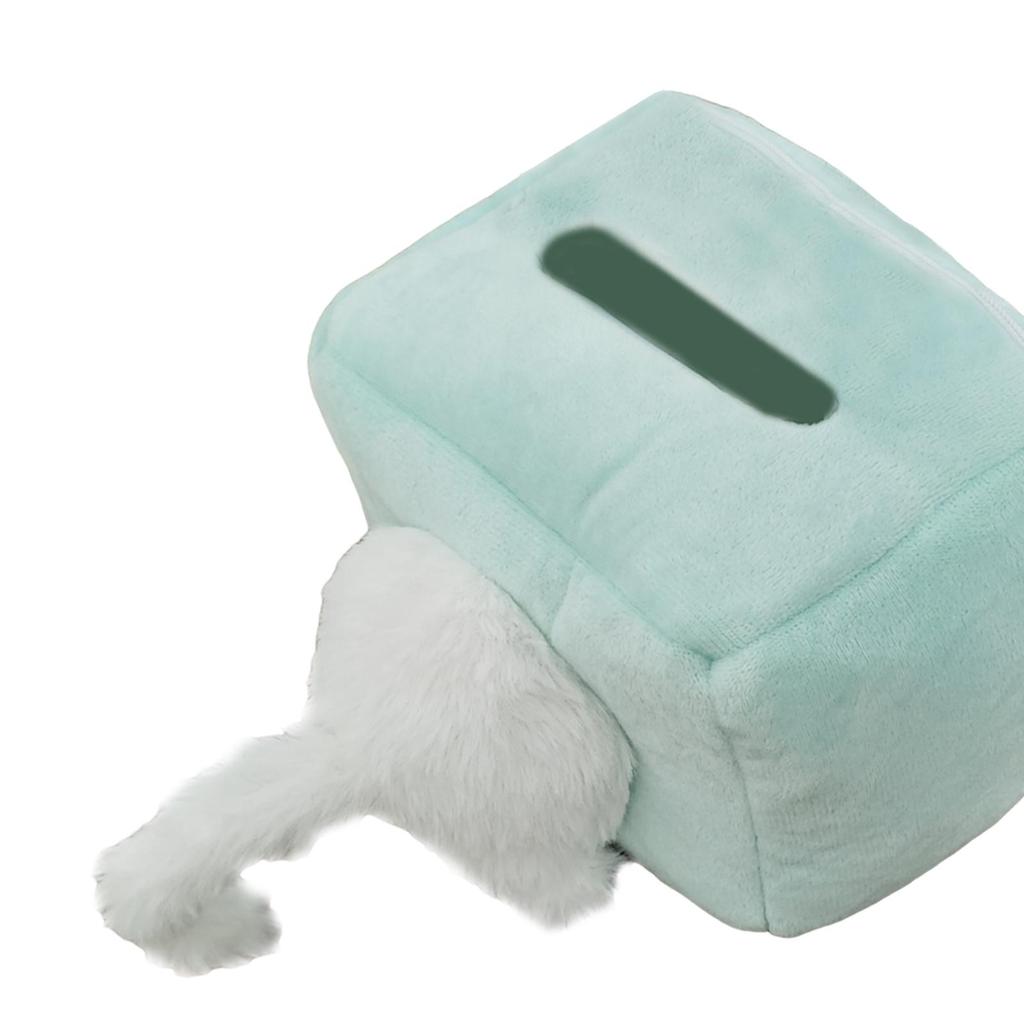 Cute Tissue Box Cover Paper Storage Creative Home Decor Napkin Box Tissue Case for Bathroom Desk Kitchen Countertop Vanity