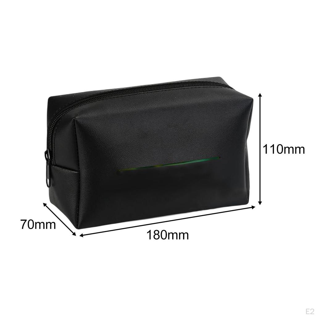 Box, Sun Visor Seat Back Hanging Organizer Practical Armrest Durable Napkin Case for Vehicles RV