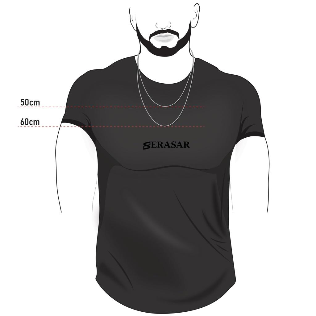 Cross Necklace for Men with Pendant 50cm Gold Jewelry Chain for Men Birthday Day Punk Rock Day [SERASAR] - Father's Valentine's