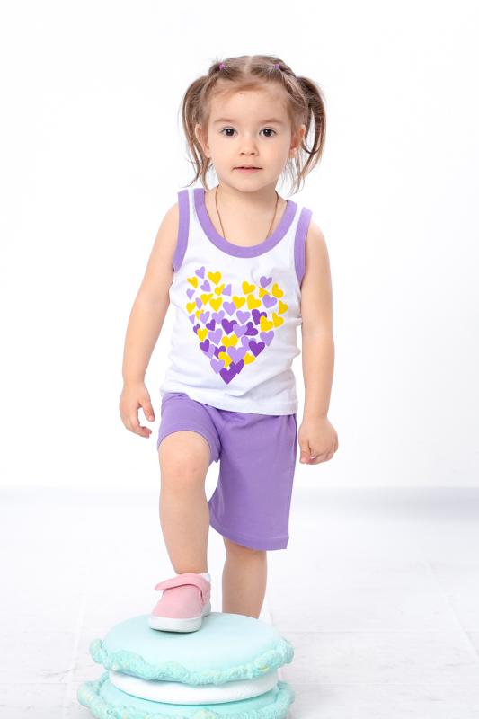 

Комплект одягу (немовлята дівчатка) Літо 6202-001-33-5 HC 86 аметист