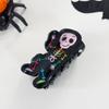 Spider Halloween Hair Claw Acrylic Skeleton Shark Clip Fashion Halloween Themed Gripper  Girls