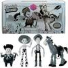 Toy Story Woodys Roundup Action Figure 4-Piece Set Monochrome Jessie Bullseye Prospector Stinky Pete 100th Anniversary