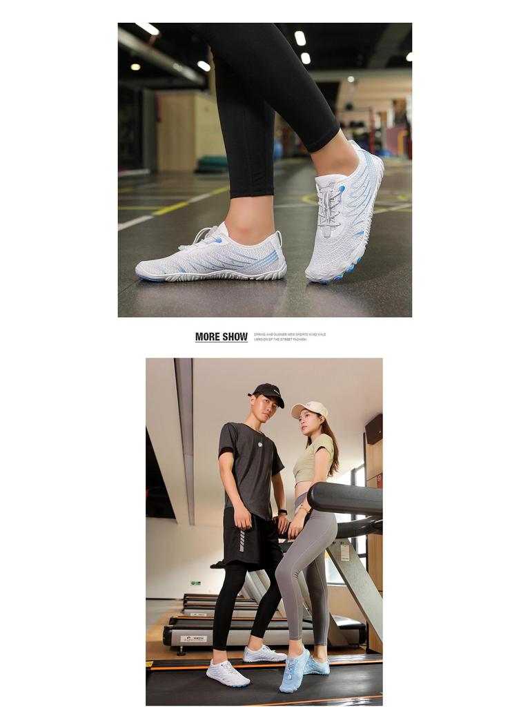 Unisex Five-Finger Barefoot Shoes for Hiking, Surfing, Rafting, Swimming, Wading, Beach, and Fishing