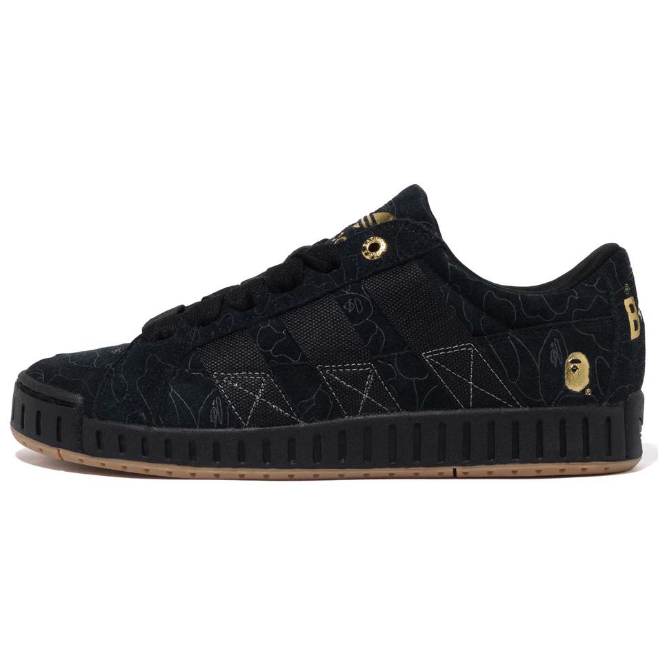 

Bape Black X Adidas Originals Nrt Удобные Универсальные Нескользящие Износостойкие Низкие Кеды для Скейтборда Женские Кроссовки 1K23-291-909 38⅔