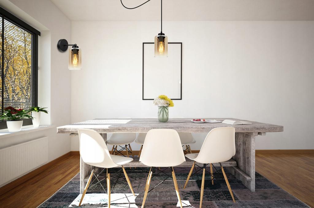 UNIQUE KNKIET LAMP, ELEGANT GLASS SHADE