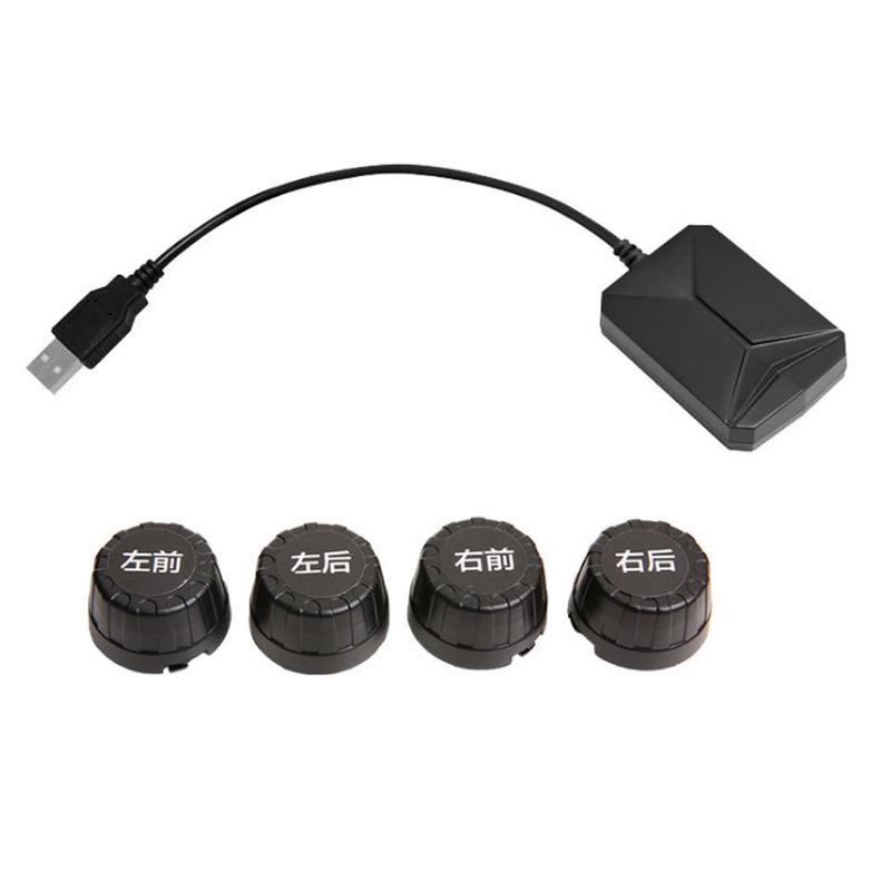 Android USB TPMS for Car Radio DVD Player Tire Pressure Monitoring System Spare Tyre Internal External Sensor