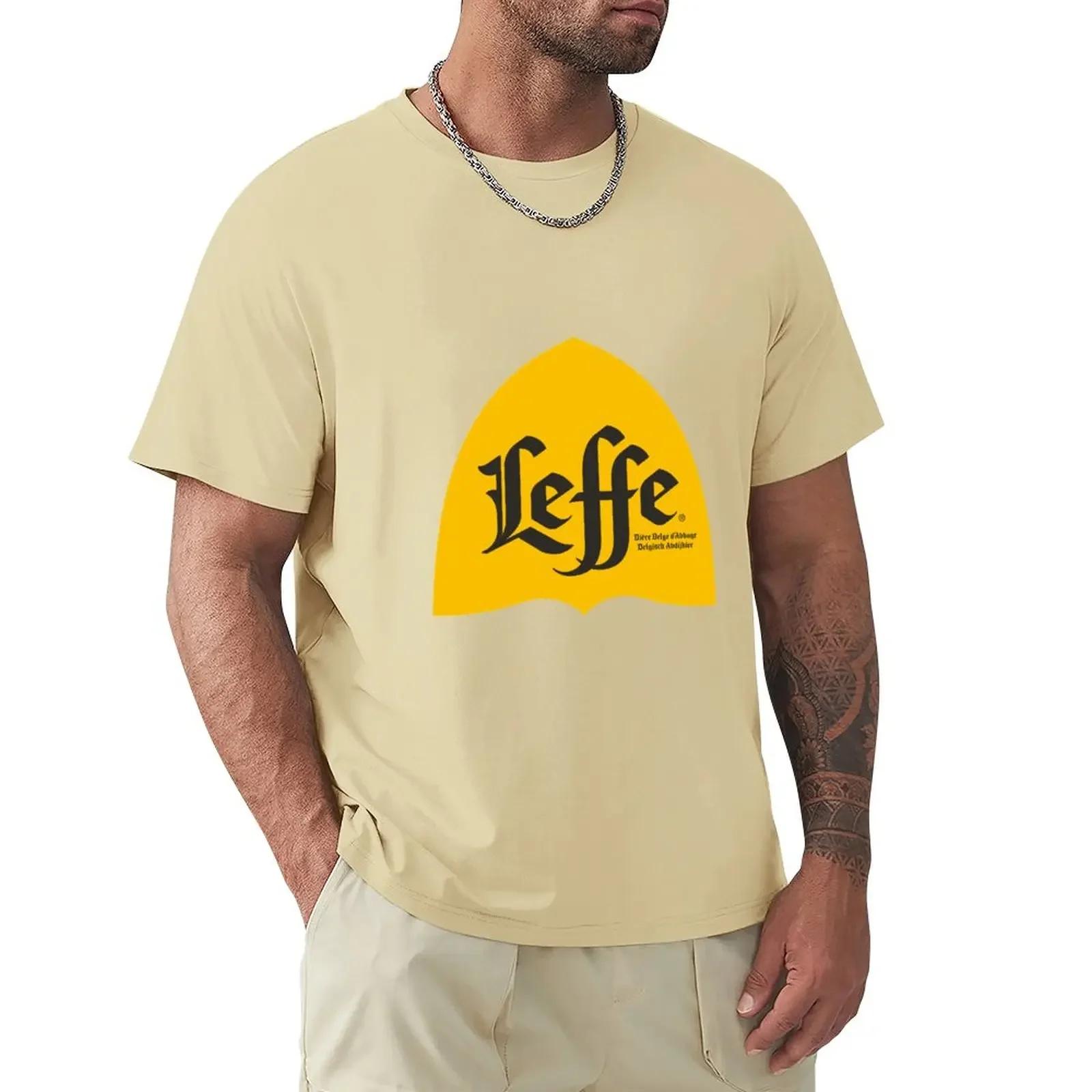ZheXiong TEE leffe bier belgisch TShirt tops sneldrogend koreaanse mode Heren katoenen t-shirt 4XL