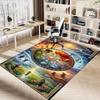 1PC Wheel of the Year Extra Large Non Slip Floor carpet, Office, family, bedroom, Studio Large Area Rug Indoor Rugs, Vibrant Colors