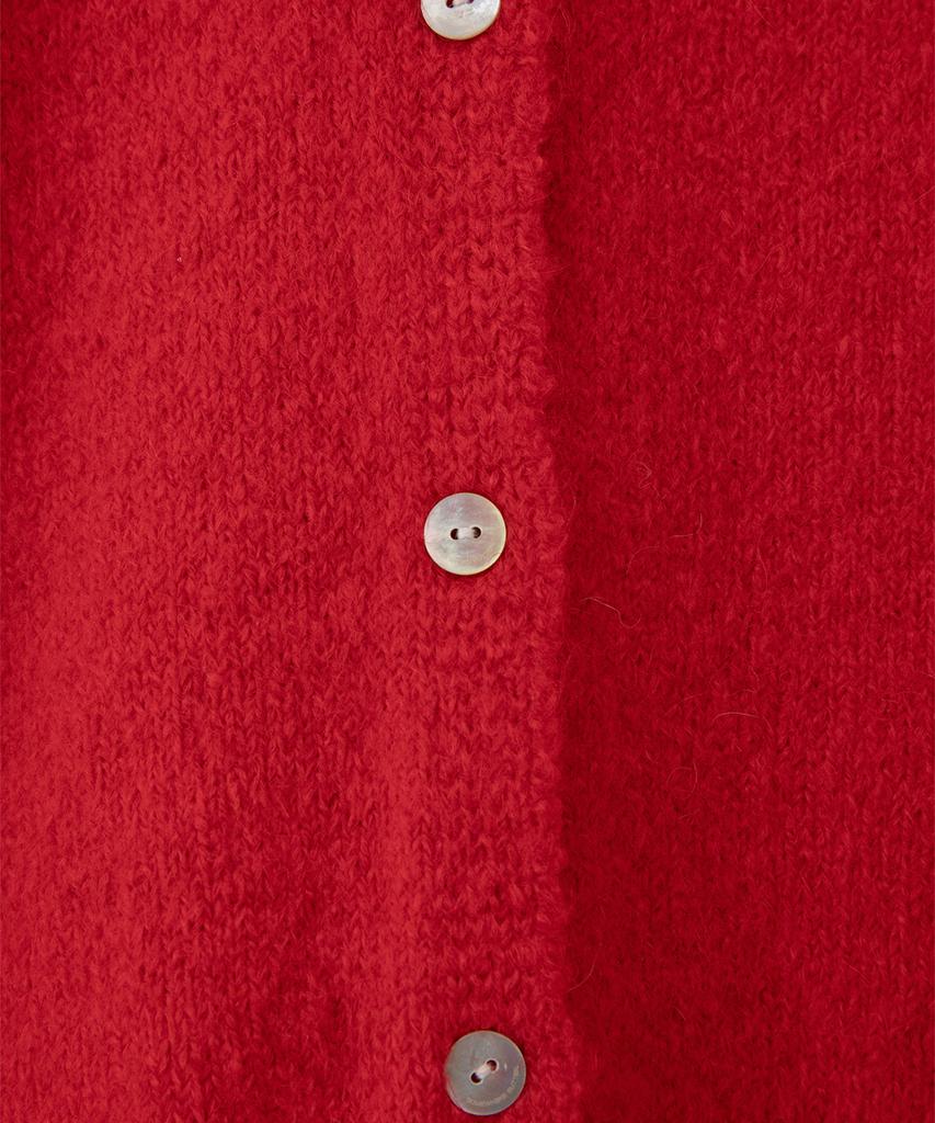Sseomweeobeoteo Manon Alpaca Cardigan - Red