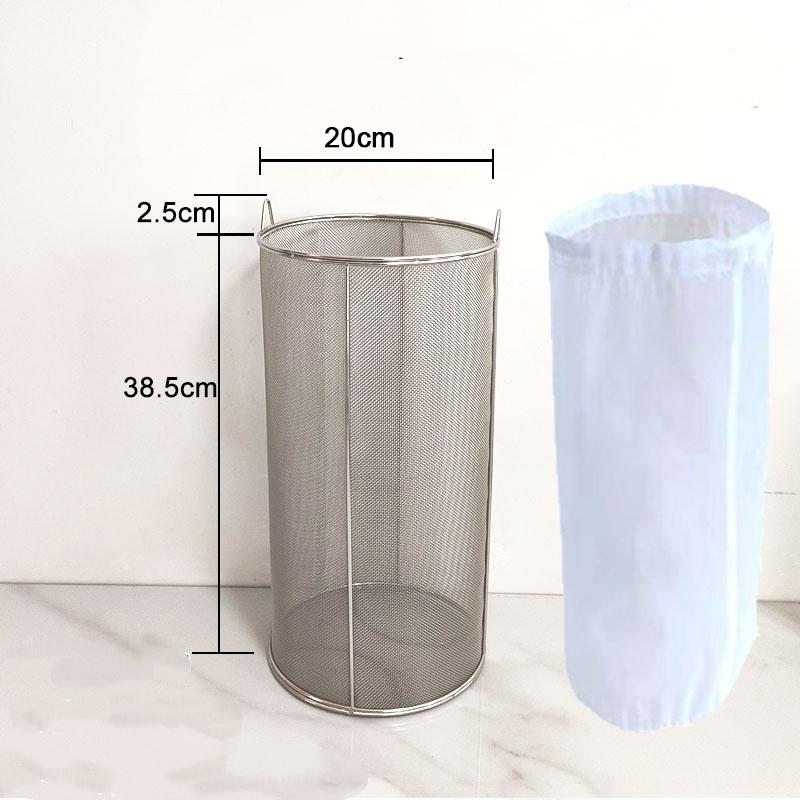 Round Mesh Basket 1mm Hole Rice Wine Beer Bier Filter Voor Zelfgemaakte Brew Koffie Coffee Droog Hopper Brew Fine Mesh Coland