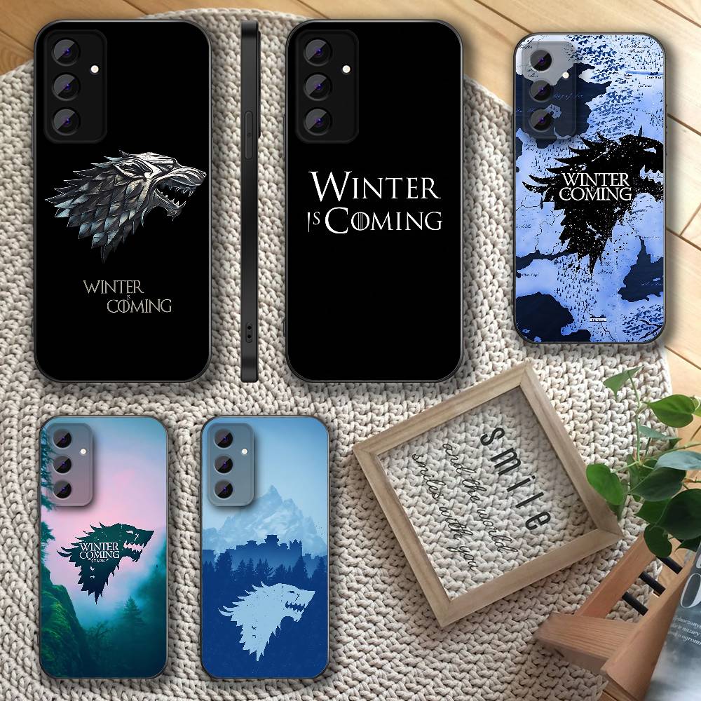 W-Winter Is C-Coming Phone Case For Samsung S22,S24,S20,S25,S23,S30,S26,Ultra,Plus,5G ,Fe,Lite Tpu Cover