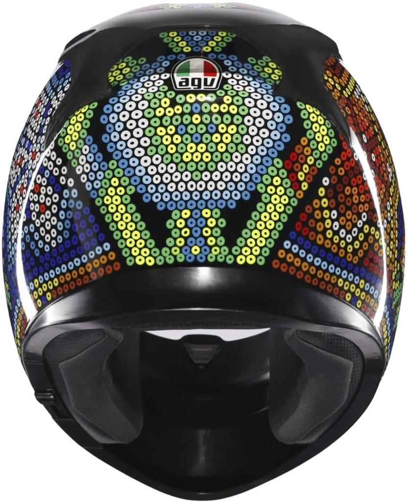 AGV Motorcycle Helmet Full Face K3 ROSSI WINTER TEST 2018 Winter Test XL Size (Rossi 2018) (61-62cm) 18381007001-XL