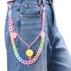 European and American New Trouser Chain Versatile Girl Macron Color Lollipop Pendant Jeans Trouser Chain