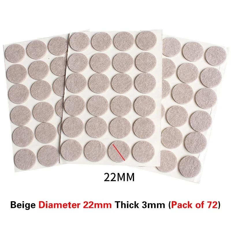 Thickened Self-adhesive Felt Chair Leg Pads Anti Slip Scratch Resistant Noise Resistant Floor Furniture Protection Pads Gaskets