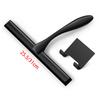 10/12'' INCH Shower Window Squeegee Silicone Rubber Blade With Adhesive Hook For Bathroom Hotel Mirror Glass Car Cleaning Tools
