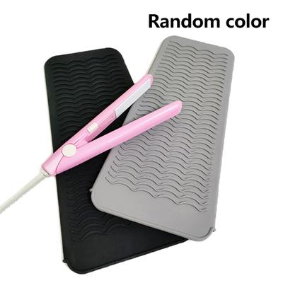 Housse en silicone pour fer à friser, sac de rangement pour fer à lisser, tapis isolant pour fer à friser, pochette résistante à la chaleur