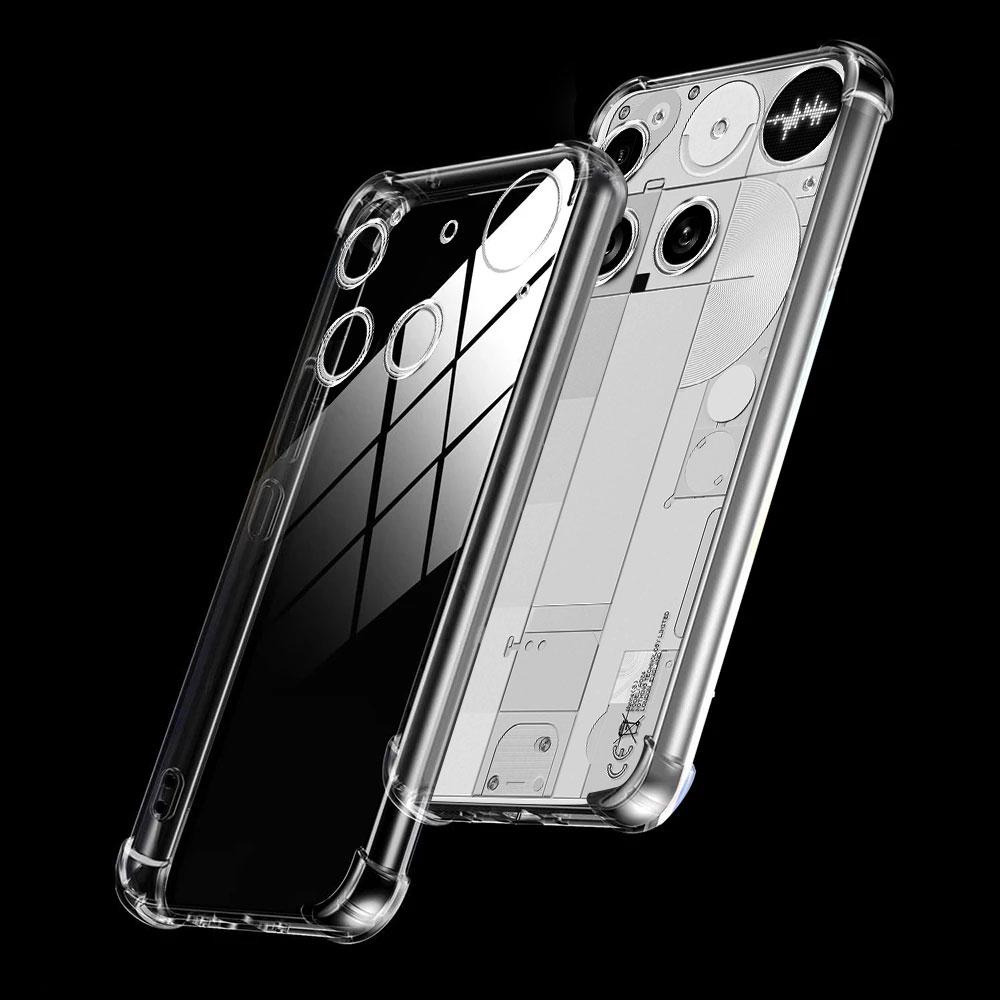 Phone Case For Nothing Phone 3 5G Case Airbag Soft Silicone Clear Shockproof Back Cover For Nothing Phone 3A Pro Protect Funda