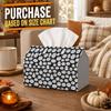 1pc Playful Spooky Halloween Tissue Box - Ghost Skull Carved Pumpkin Napkin Holder, Fits Rolls And Facial Tissues, Multi-Use Organizer for Cozy Hallow