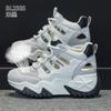 Thick-soled high-top dad shoes New summer hollow mesh breathable casual small casual sandals