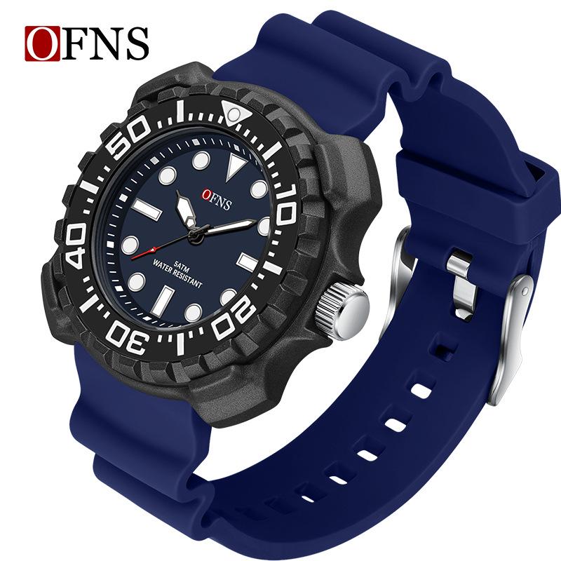 OFNS Men s Fashion Sport Quartz Watch - Elegant and Simple Design синий