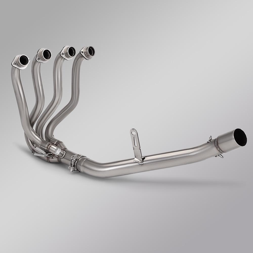 Motorcycle 500RR Full System Exhaust Modification - Stainless Steel Front & Rear Muffler