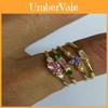 Fashionable 4 In 1 Set Of Gold Plated Rings With Sparkling Zircon Gemstones