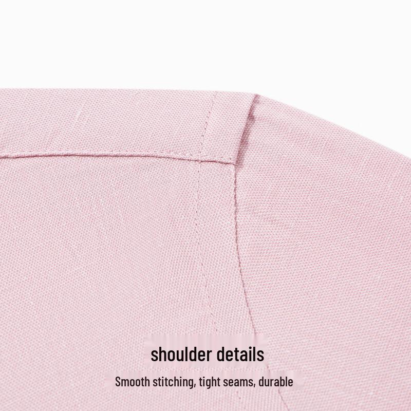 Hodo Men's Linen Tencel Long Sleeve Shirt